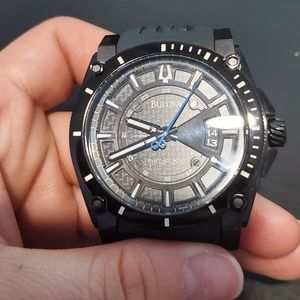 Bulova all black men's watch